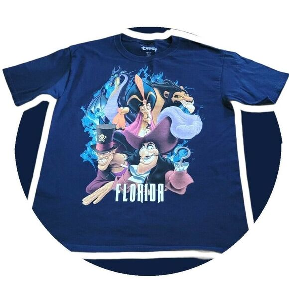 Disney Movie Villians Florida Kids Tee - Picture 1 of 4